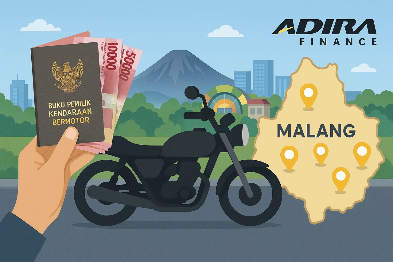 Gadai BPKB Motor Malang di Adira Finance, Aman dan Cepat!